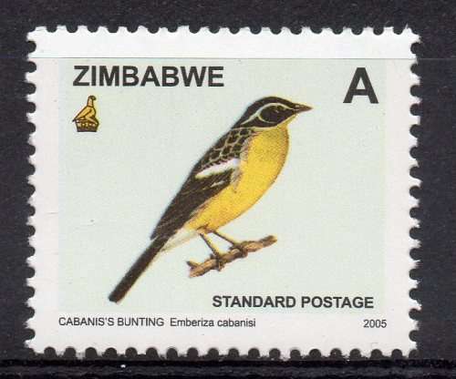 Zimbabwe 2005 MNH Cabanis Yellow Bunting um -  Birds