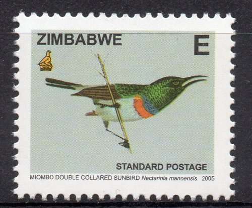 Zimbabwe 2005 MNH Sunbird um -  Birds