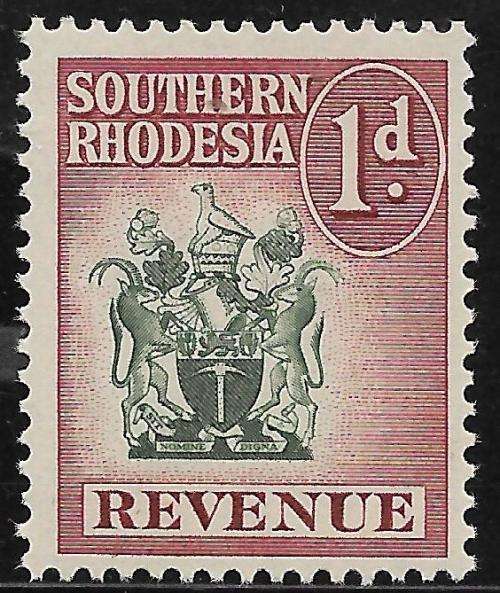 Southern Rhodesia MNH Revenue um