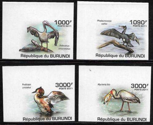 Burundi MNH 2011  Water Birds Imperf  um Face = R57 Bargain!