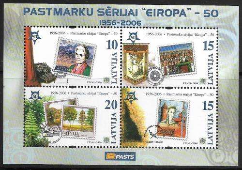 Latvia MNH 2006 Europa Mi 652/55 Cat R40 Stamps on stamps MS um - Bargain!