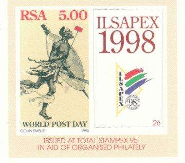 RSA 1995 ILSAPEX m/sheet um