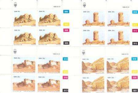 SWA um 1986 Rock formations c/blocks SG Cat 6 Pounds!