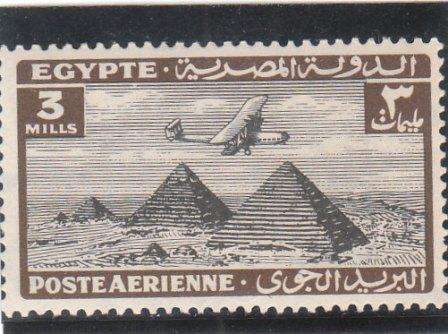 Egypt mm 1933 Air / Aeroplane over Pyramids