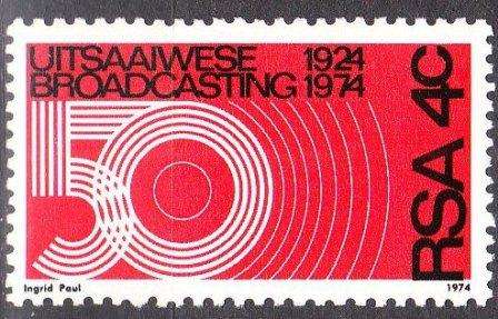 RSA um 1974 Broadcasting in SA