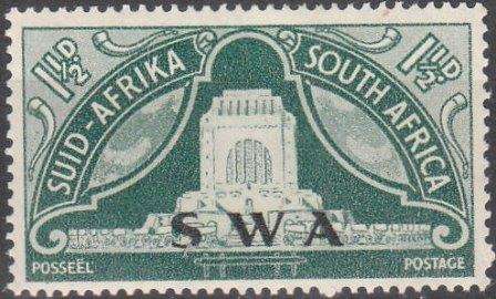 SWA 1949 Unmounted Mint Voortrekker Monument