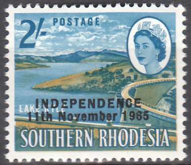 Rhodesia um 1966 Definitives with overprint
