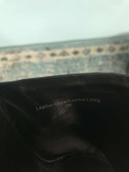 Black leather platform sandals