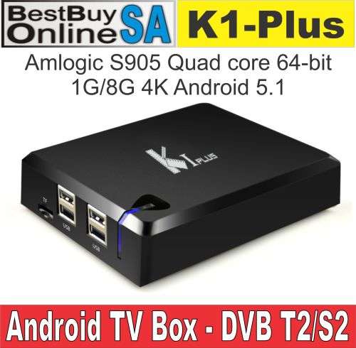 KI-PLUS DVB-T2/S2 Quad core 64-bit 2.0GHz Penta-core 1G/8G Android 5.1 TV Box Free Shipping