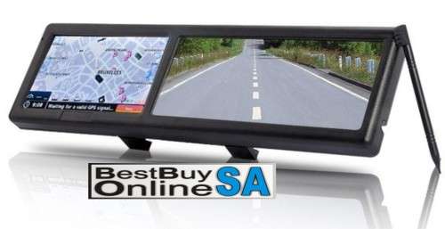Bluetooth Rearview Mirror with Built-in GPS Navigation