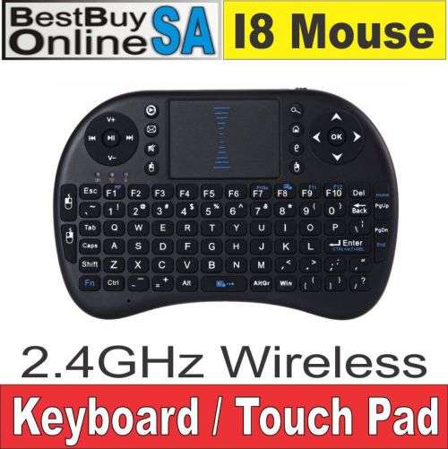 I8 Wireless 2.4GHz Keyboard With Touchpad Compatible With TV Box