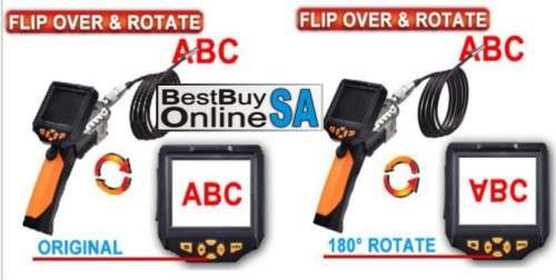 NTS200 4x Zoom 6*LEDs 3.5" LCD Digital Endoscope 720P 8.2 mm Probe Inspection Camera