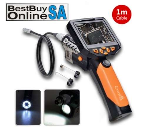 NTS200 4x Zoom 6*LEDs 3.5" LCD Digital Endoscope 720P 8.2 mm Probe Inspection Camera