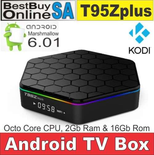 T95Z plus - Android TV Box Octa Core S912 Android 6.0 2G/16G BT Kodi IPTV