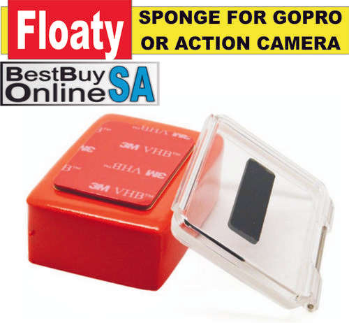 Orange Floaty with back door for Gopro or Action Sport Camera - Gopro Accessories