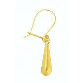 9ct yellow gold tear drops