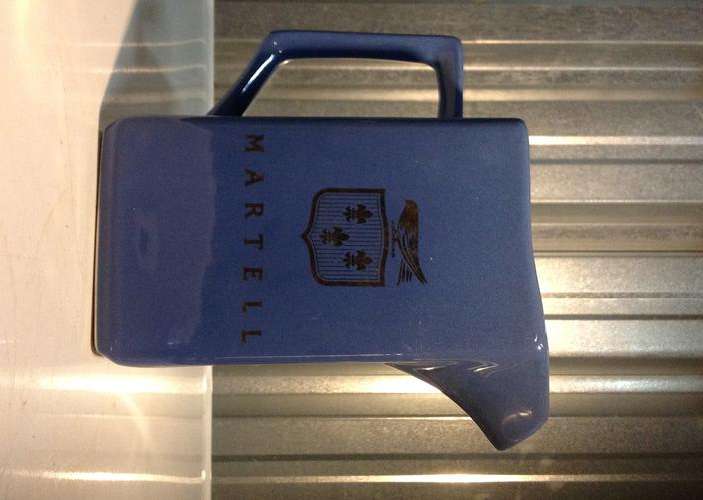 REDUCED!!!!! VERY NICE!!!!! MARTELL porcelain bar Jug