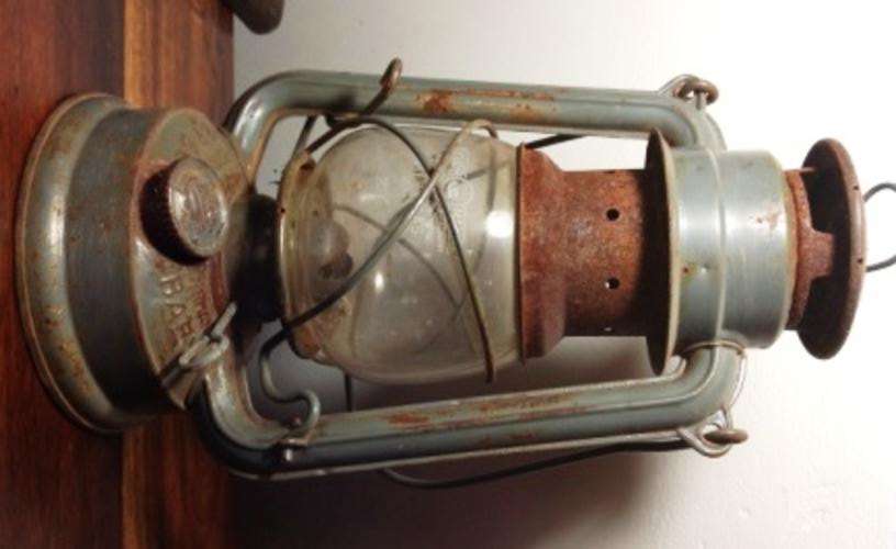 ORGINAL FEUER HAND PARAFFIN LANTERN. CIRCA 1930's made in West Germany