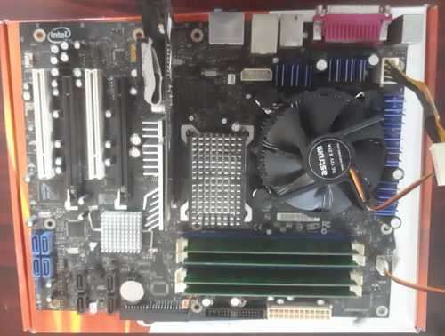 Motherboard/CPU/Ram/Fan/GPU/HDD Combo - Intel Extreme Board | 4GB Ram | Core2Duo E6400