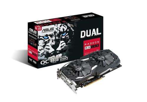 **ASUS DUAL RX580 8GB OC GPU** EXCELLENT CONDITION ** ORIGINAL PACKAGING**