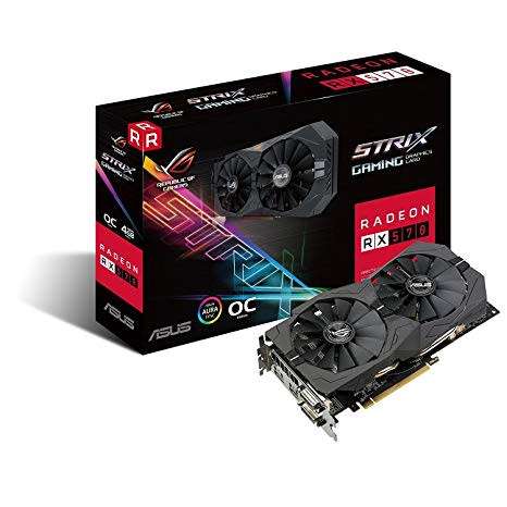 **ASUS STRIX RX570 4GB OC GPU** EXCELLENT CONDITION **SUPER FAST**