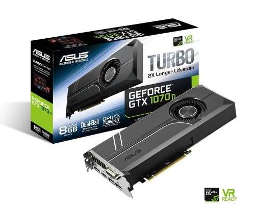 **ASUS GTX1070TI 8GB TURBO GRAPHICS CARD** GOOD CONDITION **FULL ORIGINAL PACKAGING**