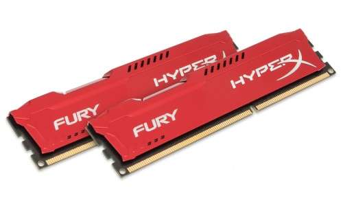 KINGSTON HYPER X FURY - 16GB (2x8GB) 1866MHZ DDR3 GAMING RAM (RED)