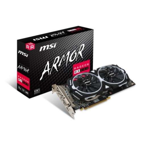 MSI RX 580 Armor 8G OC GRAPHICS CARD