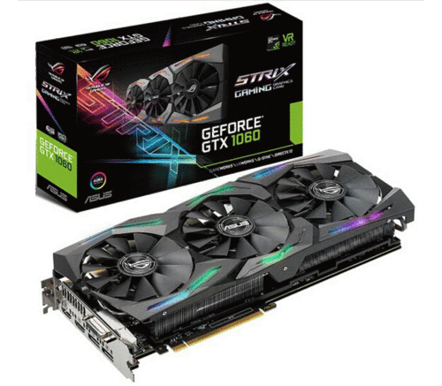 ASUS GTX 1060 6G ROG-STRIX  GAMING GRAPHICS CARD + ORIGINAL PACKAGING