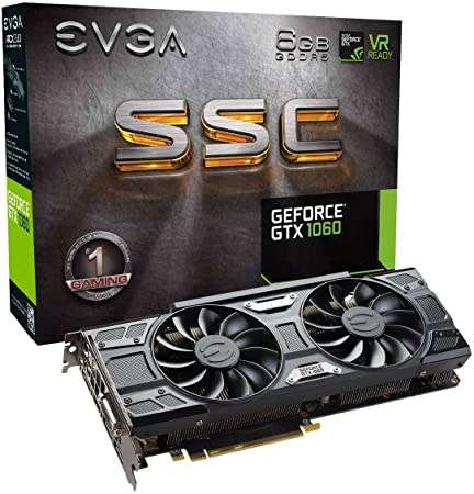 EVGA GTX 1060 6G ** GAMING GRAPHICS CARD ** TWIN FAN ** ORIGINAL PACKAGING ** WARRANTY **