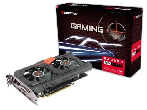 BIOSTAR RX570 4G ** GAMING GRAPHICS CARD ** GOOD CONDITION ** WARRANTY **