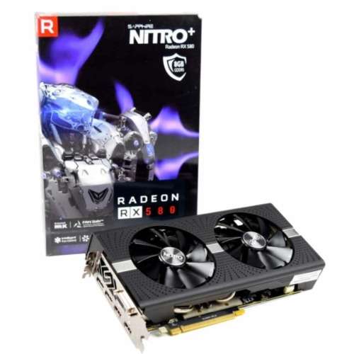 SAPPHIRE RX580 8G NITRO+ **GAMING GRAPHICS CARD ** GOOD CONDITION ** WARRANTY **