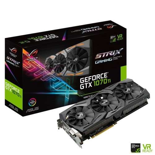 ASUS GTX 1070Ti 8G ROG STRIX ** GAMING GRAPHICS CARD  ** WARRANTY ** GOOD CONDITION **