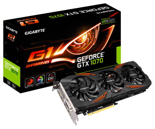 GIGABYTE GTX 1070 8G G1 ** GAMING GRAPHICS CARD ** GOOD CONDITION ** WARRANTY **