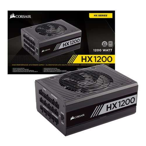 CORSAIR HX1200 ** FULLY MOD GAMING POWER SUPPLY ** 80+ PLATINUM ** WARRANTY ** GOOD CONDITION **