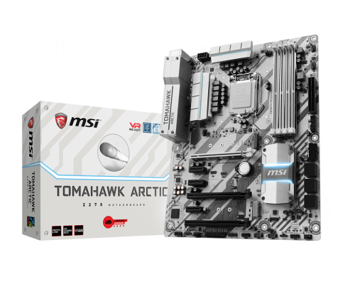 MSI Z270 TOMAHAWK ARCTIC ** GAMING MOTHERBOARD ** GOOD CONDITION ** WARRANTY