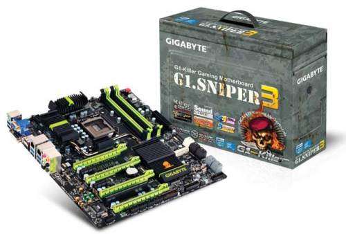 GIGABYTE Z77 G1 SNIPER 3 ** GAMING MOTHERBOARD ** EXCELLENT CONDITION ** WARRANTY **