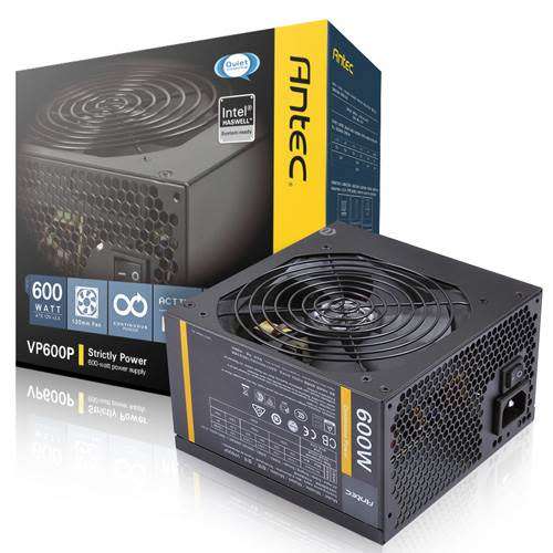 ANTEC VP600P ** 600w GAMING POWER SUPPLY ** WARRANTY ** GOOD CONDITION **
