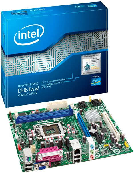 INTEL DH61WW ** MOTHERBOARD ** EXCELLENT CONDITION ** WARRANTY **