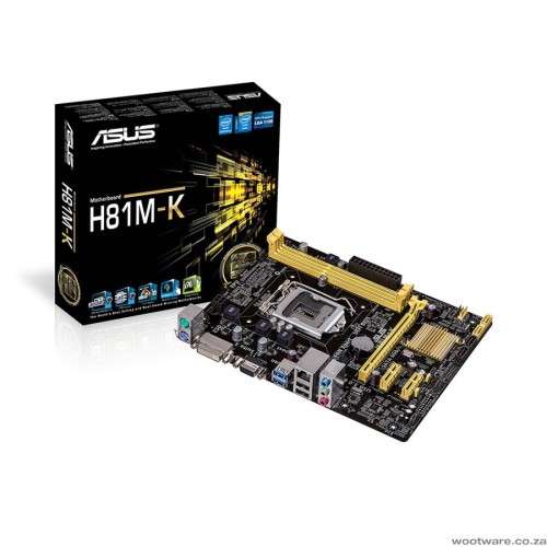 ASUS H81m-K ** GAMING MOTHERBOARD ** EXCELLENT CONDITION ** WARRANTY **