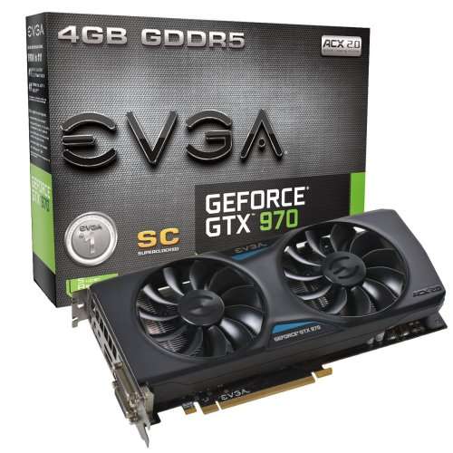 EVGA GTX 970 GAMING 4GB SC EDITION ** GAMING GRAPHICS CARD ** GOOD CONDITION ** WARRANTY **