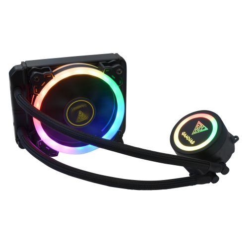 GAMDIAS CHIONE E1A-120R ** LIQUID CPU COOLER ** GOOD CONDITION ** WARRANTY **