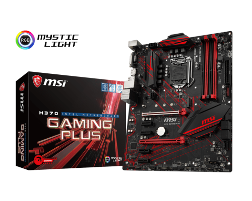 MSI H370 GAMING PLUS ** GAMING MOTHERBOARD ** EXCELLENT CONDITION ** WARRANTY **