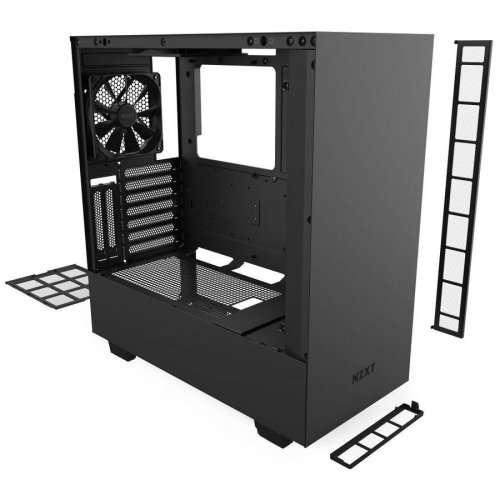 NZXT H500i ** GAMING PC CASE ** 2 NZXT FANS ** GLASS SIDE PANEL ** WARRANTY ** GOOD CONDITION **