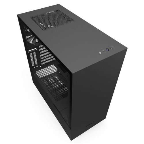 NZXT H500i ** GAMING PC CASE ** 2 NZXT FANS ** GLASS SIDE PANEL ** WARRANTY ** GOOD CONDITION **