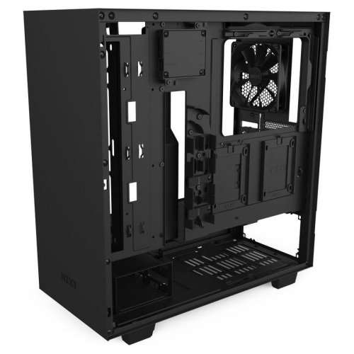 NZXT H500i ** GAMING PC CASE ** 2 NZXT FANS ** GLASS SIDE PANEL ** WARRANTY ** GOOD CONDITION **