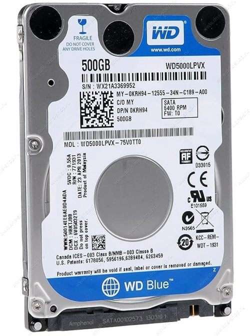 WESTERN DIGITAL BLUE ** 500GB HARD DRIVE ** EXCELLENT CONDITION ** WARRANTY **