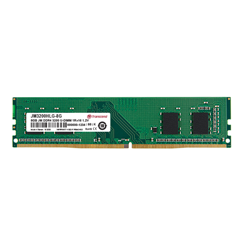 TRANSCEND 8GB DDR4 (3200MHz) ** DESKTOP RAM ** EXCELLENT CONDITION ** WARRANTY **