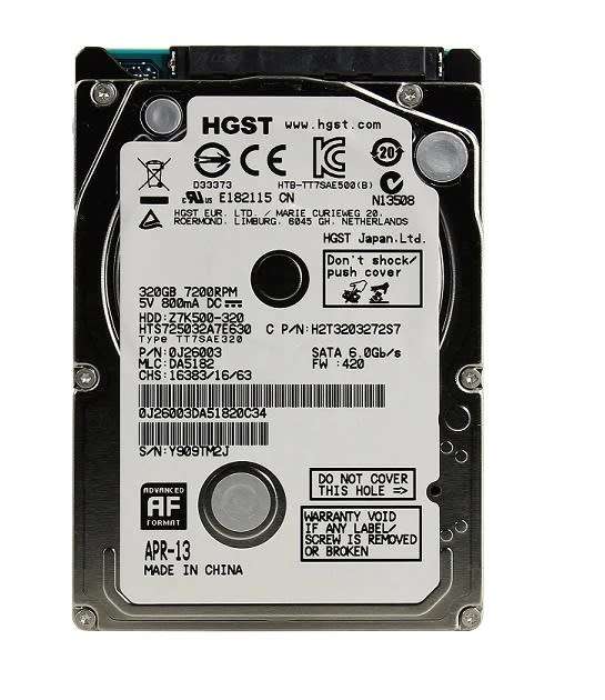 HGST ** 320GB HARD DRIVE ** GOOD CONDITION ** WARRANTY **