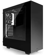 NZXT CA-S340W-B3 ELITE ** GAMING PC CASE ** 2 x FANS INC. ** GLASS SIDE PANEL ** GOOD CONDITION **